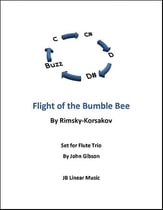 Flight of the Bumble Bee for Flute Trio P.O.D. cover